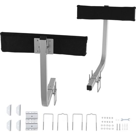 Mophorn Guide de Remorque de Bateau, 0,7 M Réglable, 2 Pièces, Acier Galvanisé Antirouille, Rouleau Robuste, pour Sentier de Ski/Pêche/Voilier, Acier Galvanisé