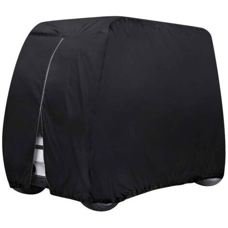 Housse De Voiturette De Golf étanche pour 4 Passagers, Convient à EZ GO, Club Car Yamaha, avec Tissu Oxford Durable étanche à La Poussière 210D,245×122×168cm (1/5)