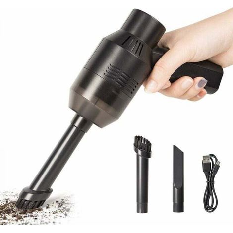 Mini Vacuum Cleaner, Computer Keyboard Vacuum Cleaner, USB Rechargeable Cordless Handheld Vacuum Cleaner for Clean Computer, Home, Pet House and Car (1/5)