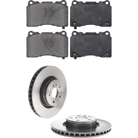 KIT FRENI ANTERIORI compatibile con TESLA MODEL S (5YJS) - DISCHI + PASTIGLIE OEM: P 09 004 / 18519 /SOSTITUZIONE DIRETTA/BASSA POLVERE/SILENZIOSO (1/5)