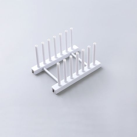 Escurridor de platos, escurridor de cocina, rejilla para platos (blanco) (1/5)