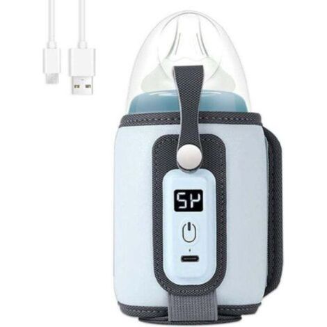 Chauffe-biberon Portable USB à Température Réglable Précise – Bleu Ortviai