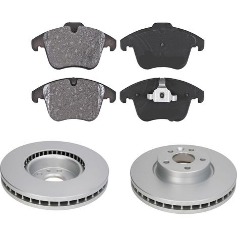 KIT FRENI ANTERIORI compatibile con LAND ROVER FREELANDER 2 (L359) - DISCHI + PASTIGLIE OEM: FDB1897 / 17752 /SOSTITUZIONE DIRETTA/BASSA POLVERE/SILENZIOSO