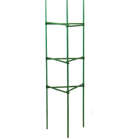 Support Pour Plantes - Structure En Plastique Antirouille - Hauteur 125 Cm Largeur 32 Cm - Pour Tomates Concombres Haricots - Lot De 1 (1/5)