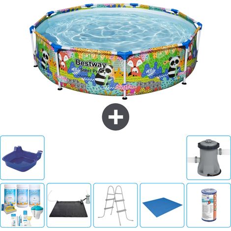 Bestway Bestway Steel Pro Ronde - Animaux - 274x66 cm - 8-pièces S21630 (1/5)