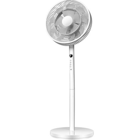 Ventilador De Pie Azor Blanco 3vel 60w 70/100x35x35cm Oscilante C/remoto Y Temporizador (1/2)