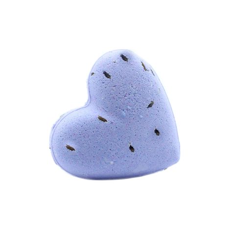Bombe de Bain Coeur d'Amour 70g - Lavande Française- Vendu par 1