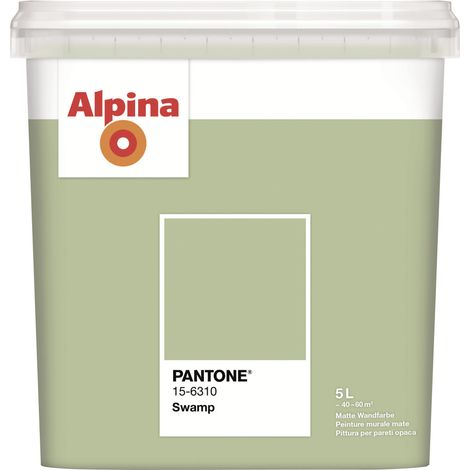 Alpina Wandfarbe Pantone matt swamp 5 L Innen