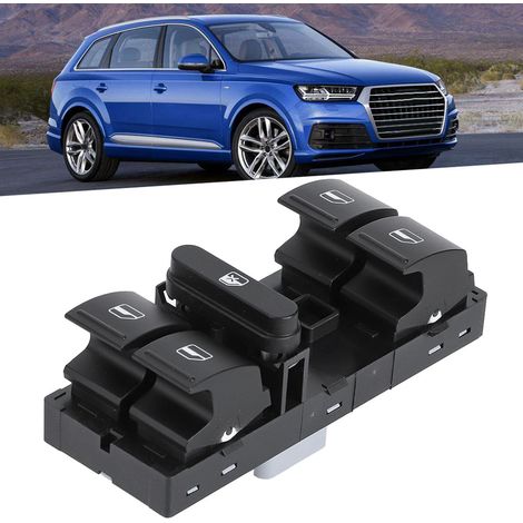 1K4959857B Elektrischer Fensterheberschalter-Satz mit schwarzer ABS-Blende für Jetta, Golf CC, Passat und Tiguan (1/5)