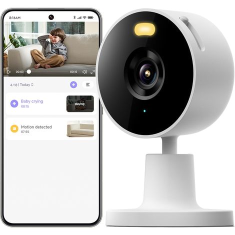 2K 3MP Caméra intérieure caméra de sécurité WiFi Domestique (1/5)