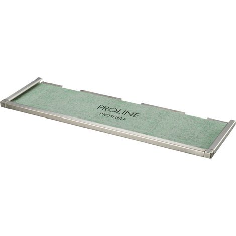 PROSHELF RN mit PRODECOR Q Edelstahl V2A, 8mm, glänzend, 400x130mm