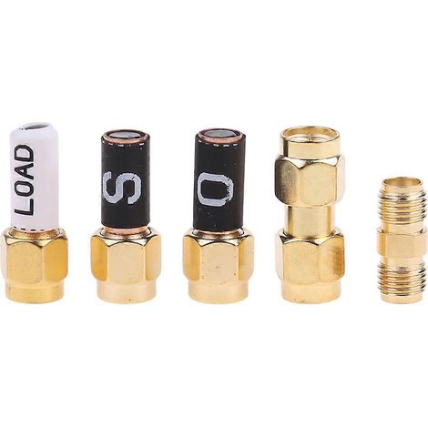 Kit d'étalonnage SMA pour connecteur coaxial RF de test de type court-circuit/charge/circuit ouvert/traversant (1/5)