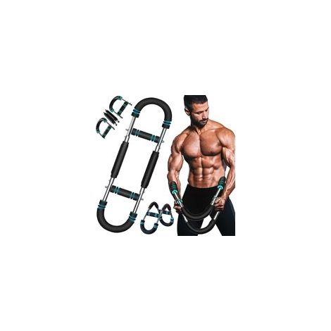 Shaker Twister Arm Trainer - Exerciseur de bras en forme de U - Extenseur de poitrine réglable - Entraîneur de cuisses - Équipement de fitness - Forme le corps parfait pour les hommes (1/5)