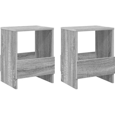 Maison Exclusive - Scaffale per riviste 2 pcs Grigio Sonoma 35 x 30 x 45 cm