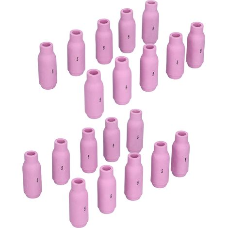Lot de 20 buses TIG en alumine avec coupelle en céramique, lentille de protection contre les gaz, consommables pour torche de soudage 10N49 5 (1/5)