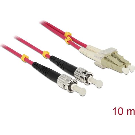 Delock cable optical fiber lc / st multimode om4 10 m