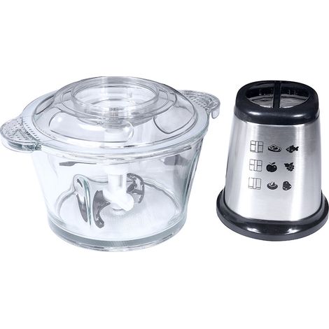 Hachoir à viande électrique domestique standard RAF, mélangeur à viande hachée, petit appareil de cuisson multifonctionnel, casserole en verre. (1/5)