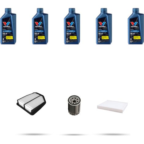 Kit tagliando 3 FILTRI e 5L OLIO compatibile con Suzuki Grand Vitara 2.4 124kw dal 2008 (1/5)