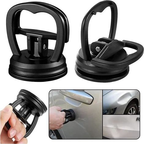 2 Pièces Ventouse Debosselage Carrosserie Extracteur de Bosse de Voiture pour la Réparation de Bosses de Voiture Verre Carreaux (1/4)
