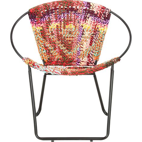 Maison Exclusive - Sedia Acapulco Multicolore in Tessuto Chindi (1/5)