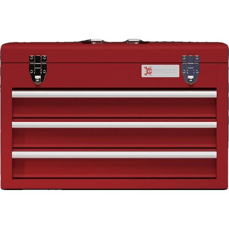 Cassetta portautensili in robusto acciaio laminato a freddo, 51L x 22W x 32H cm, capacità di carico totale 16 kg, capacità del cassetto 2 kg, scomparti con serratura. (1/5)