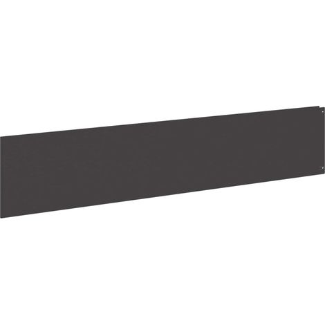 Rasenkante 10 stk. 100 x 22 cm Stahl Schwarz vidaXL (1/5)