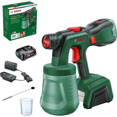 Bosch 0603208100 18v Paint Spray System UniversalSpray 18V-300 + 2.5AH Battery