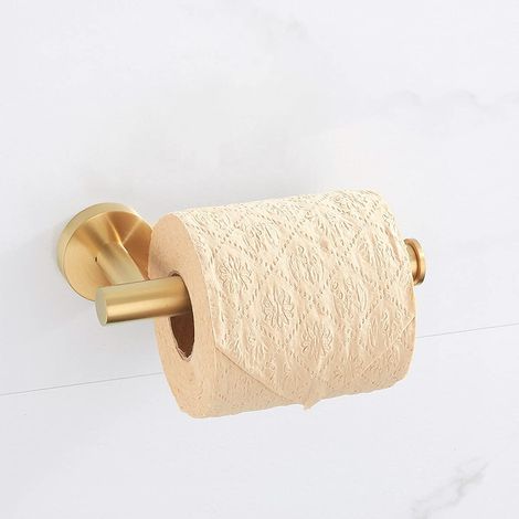 Or, porte papier toilette chambre percé sans couvercle distributeur de papier toilette mural peut être placé horizontalement ou verticalement style tour en acier inoxydable étanche (1/5)