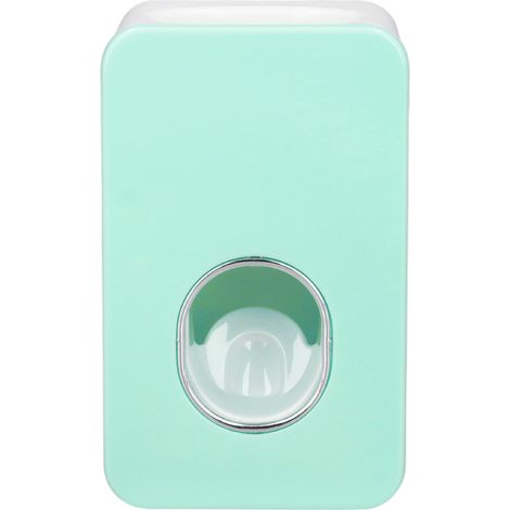 Distributeur automatique de dentifrice mural, installation facile, presse-tube de dentifrice pour salle de bain et maison, vert (1/5)