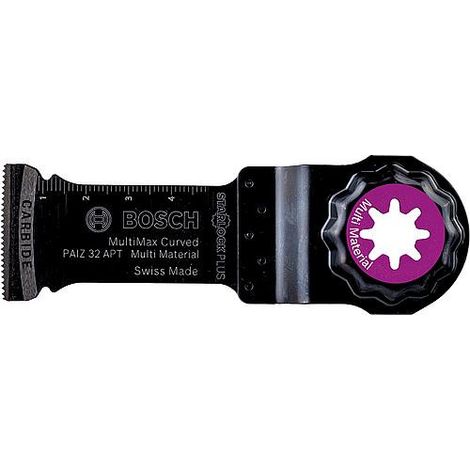 Lame de scie plongeante PAIZ 32 APT B.32mm Profond..50mm Starlock Plus 1 unités.BOSCH (1/2)