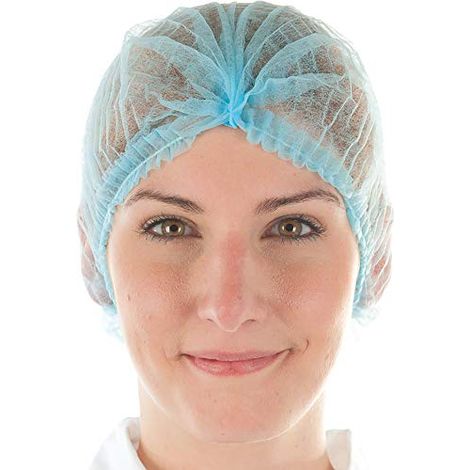 HYGOBASE ECO CASQUETTE STANDARD EN POLYPROPYLÈNE AVEC BANDE ÉLASTIQUE BLEU FRANZ MENSCH 121069