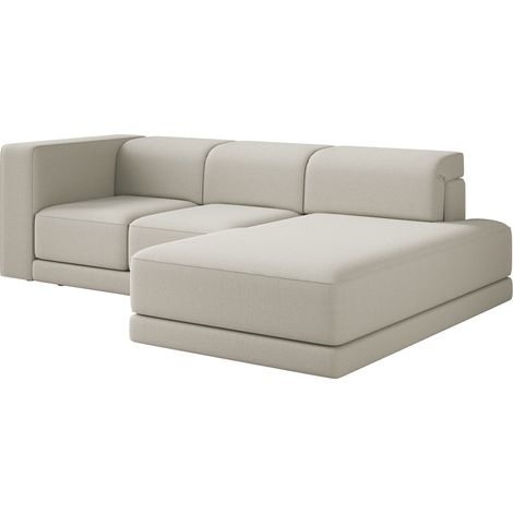 Selsey Novals - Ecksofa L-Form, 4-Sitzer, rechts, Chenille Greige, 278 cm (1/5)
