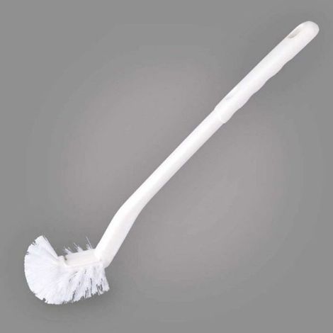 Brosse WC en Plastique avec Manche Long, Décontamination Forte, Accessoire de Nettoyage pour Salle d ACCESSOIRE DE TENTE DE CAMPING (1/5)