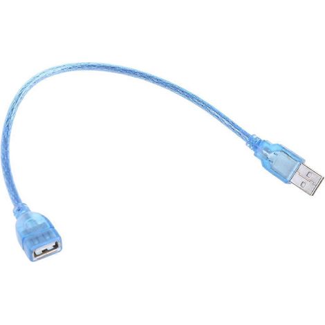 Rallonge USB 2.0 Super Speed de 23 cm, mâle vers femelle. (1/5)