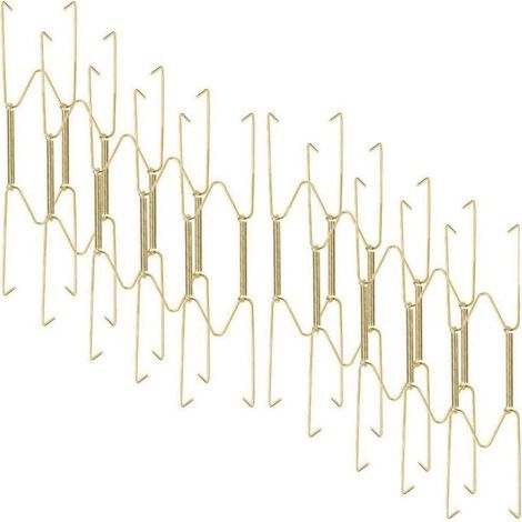 10 Pièces Cintre Assiette Mural pour la Décoration de la Maison et Le Rangemen avec 10 Crochets Muraux (1/5)