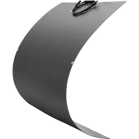 VEVOR Pannello Solare Monocristallino Semi-Flessibile da 200 W, Caricabatterie Mono Off-Grid con Alta Efficienza con Uscita MC4, Impermeabile IP67 per Superfici Curve di Cabine di Camper e Auto (1/5)