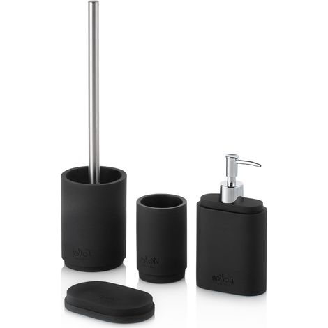 Set de 4 pièces ZIMA noir (1/5)