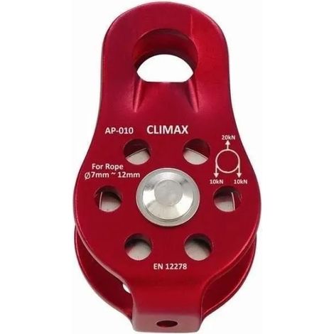 Outil pour tailler les végétaux climax simple pulley 20 kN 7 a 12 mm
