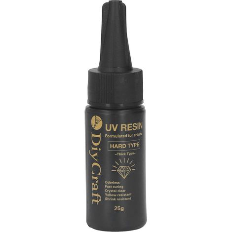 Résine UV inodore, transparente et à durcissement rapide, bouchon universel pour une fermeture sécurisée, résine de coulée transparente, coulée à la main, 25 g d'épaisseur, version sans parfum.