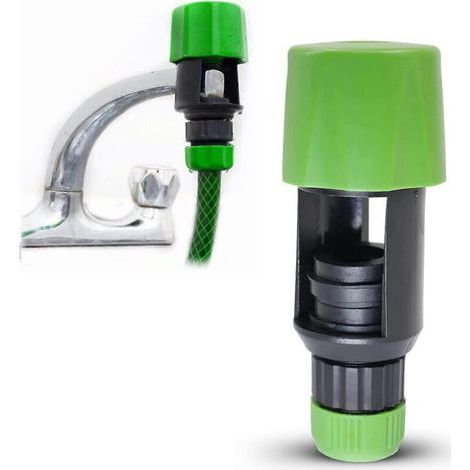Raccord universel pour robinet d'arrosage et tuyau d'arrosage, raccord rapide, adaptateur pour mitigeur de cuisine et salle de bain, lot de 1 (1/5)