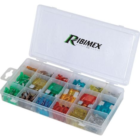 Assortimento di fusibili per auto da 166 pz Ribimex (1/2)