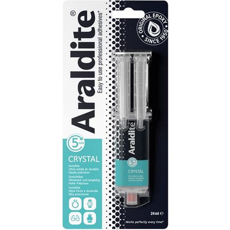 Colle Cristal Seringue 24ml - Araldite