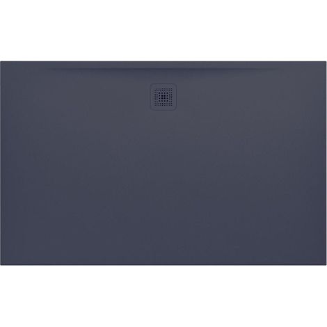 Receveur de douche LAUFEN PRO rectangulaire, bonde côté long 1600 x 1000 x 33 mm anthracite LAUFEN