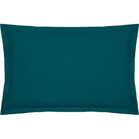 Fodera per cuscino landiha in cotone blu egeo 50x70cm - Atmosphera créateur d'intérieur