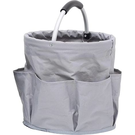 Panier en tissu Oxford - Organisateur de rangement étanche - Paniers de rangement ronds pour outils de jardin, outils électriques et autres outils d'entretien (1/5)