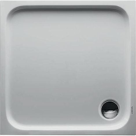 Duravit D-Code Duschwanne 800x800x85mm, Quadratisch, Weiß glänzend, aus Sanitäracryl, Ablauf Ecke, Höhe 85mm (1/5)