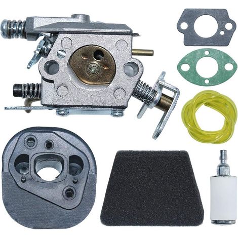 Zubehör für Rasenmäher und Kettensägen: Vergaser für Partner 350 351 Paket mit Luftfilterhalter (1/5)