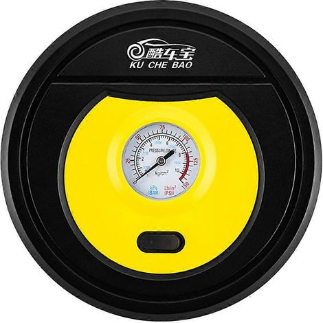 Gonfleur de pneus 12 V, compresseur d'air électrique portable avec manomètre pour voiture, moto, vélo. (1/5)