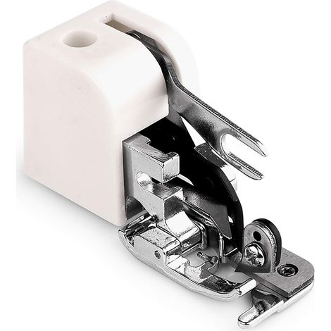Une machine à coudre avec un coupe-fil latéral et un pied presseur, adaptée à toutes les machines à coudre à poignée basse, compatible avec les machines à coudre Singer, Janome et Brother. (1/5)