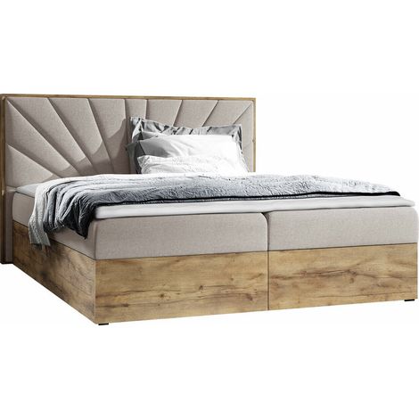 Cama continental Navis, Faro 20, Continental, Doble, 200x200, Tapiz, Somieres, 208x208x103cm